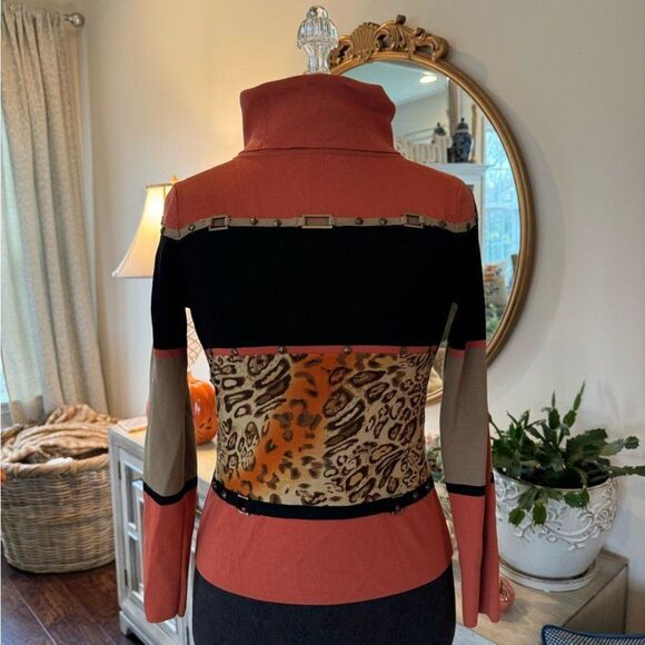 Radzoli Multicolor Cowl Neck Sweater - Picture 1 of 4